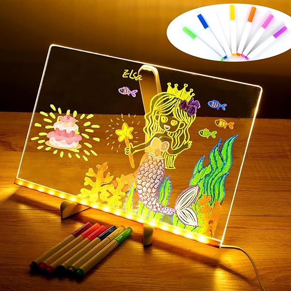 Luminária LED Para Desenhar Multifuncional USB com 7 Cores