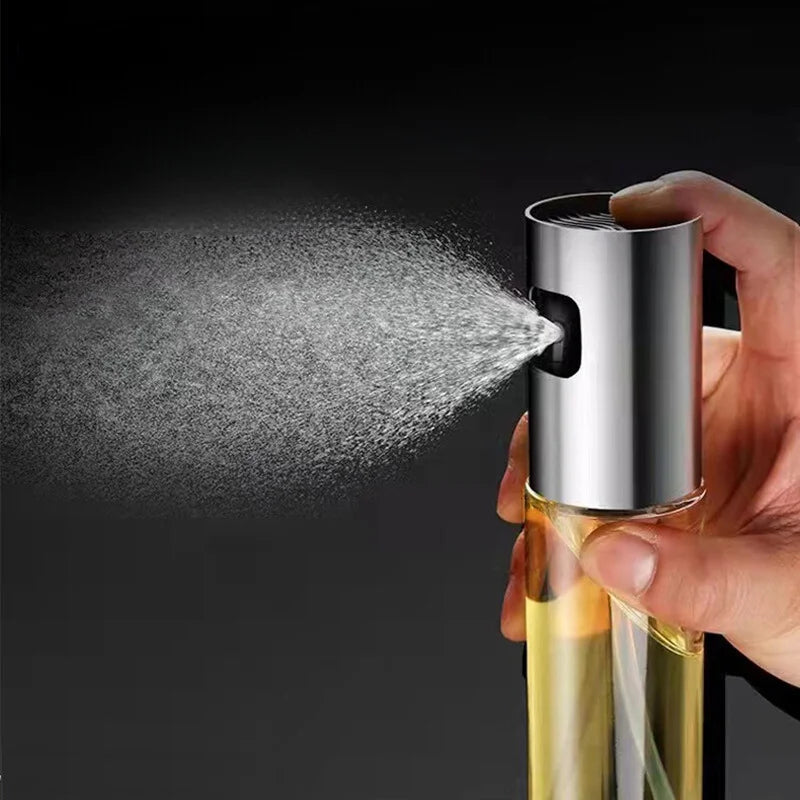 Spray Spray Sprayer Olive Oil Vinegar In Glass