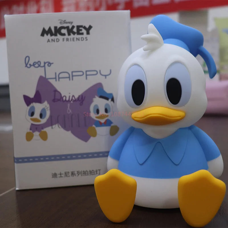 Disney mickey mouse pato donald luz noturna dos desenhos animados criativo luz da noite bonito quarto dormir lâmpada de cabeceira presente das crianças